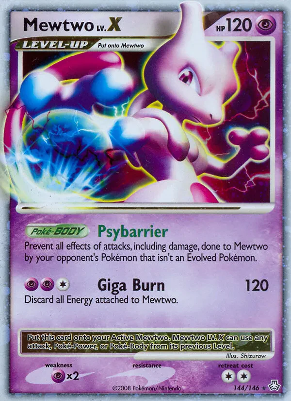 Mewtwo LV.X - 2009 (David Cohen)