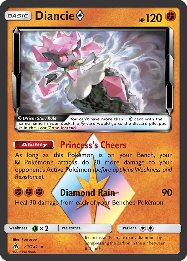 Diancie Prism Star - 2018 (Naohito Inoue)