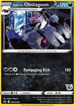 Galarian Obstagoon (Eevee Stamped)