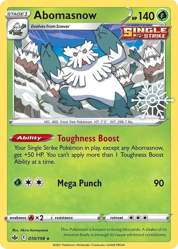 Abomasnow - 010/198 (Holiday Calendar)