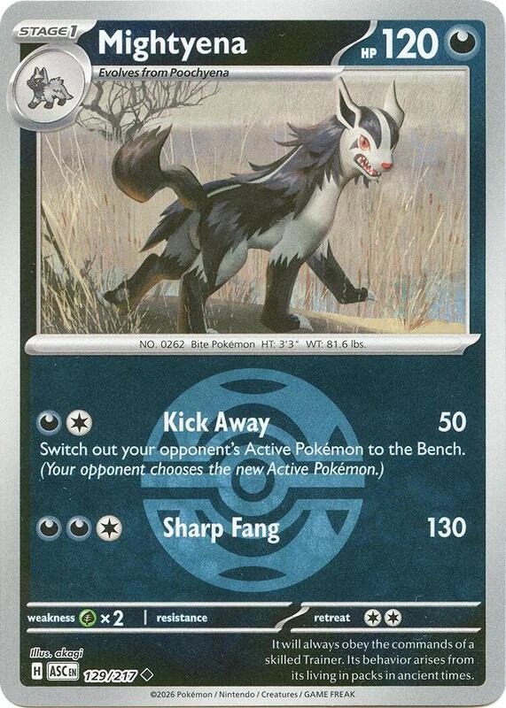 Mightyena - 129/217 (Dusk Ball)