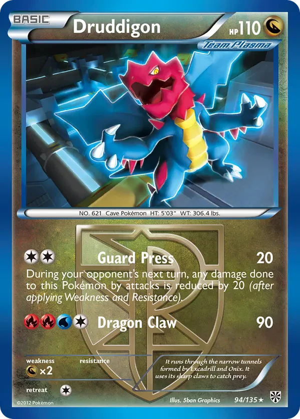Druddigon - 94/135 (BW Plasma Storm)