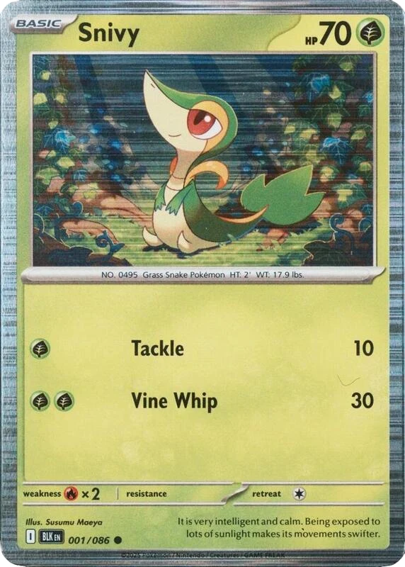 Snivy - 001/086 (Unova Poster Collection)