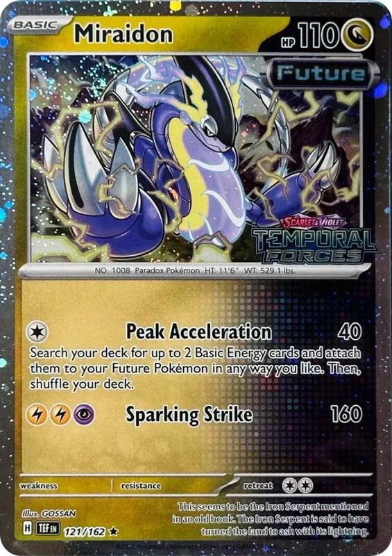 Miraidon - 121/162 (Cosmos Holo) (Best Buy)