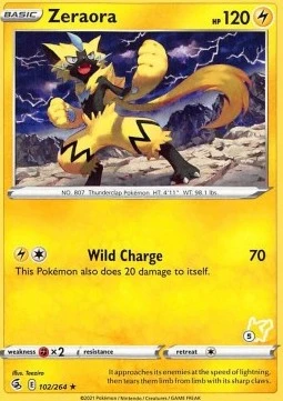 Zeraora (#5 Pikachu Stamped)