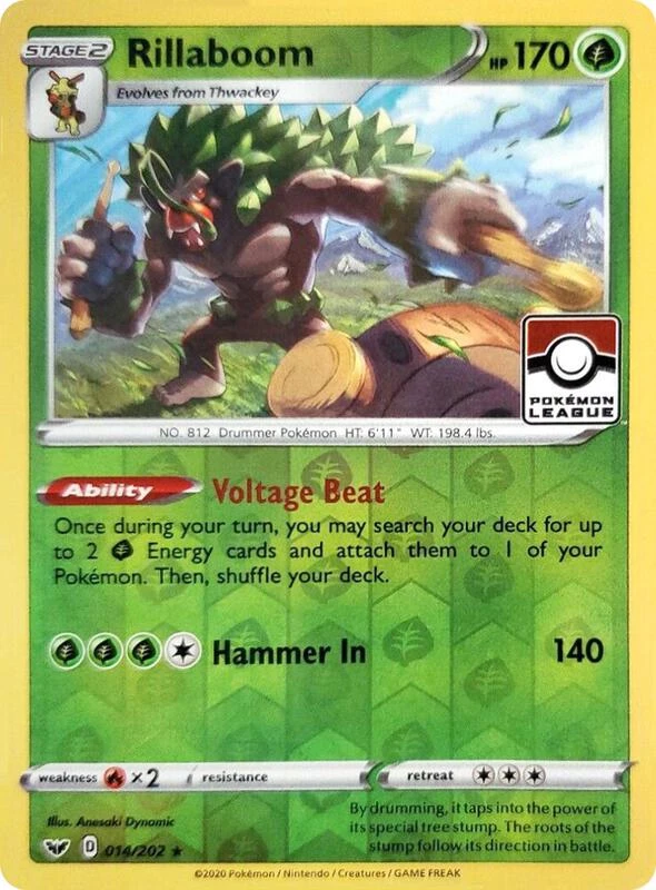 Rillaboom - 014/202 (Pokemon League)