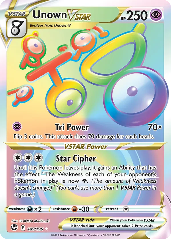 Unown VSTAR (Secret)