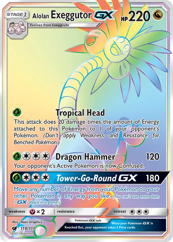 Alolan Exeggutor GX (Secret)