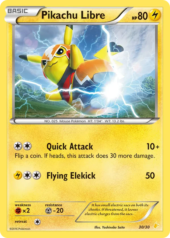 Pikachu Libre (30 - Holo)