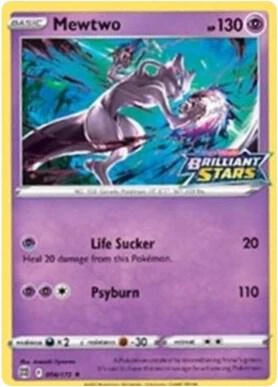 Mewtwo - 056/172 (Brilliant Stars Stamped)