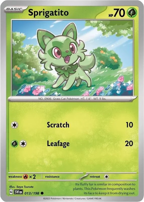 Sprigatito - 013/198 (Mirage Holo)