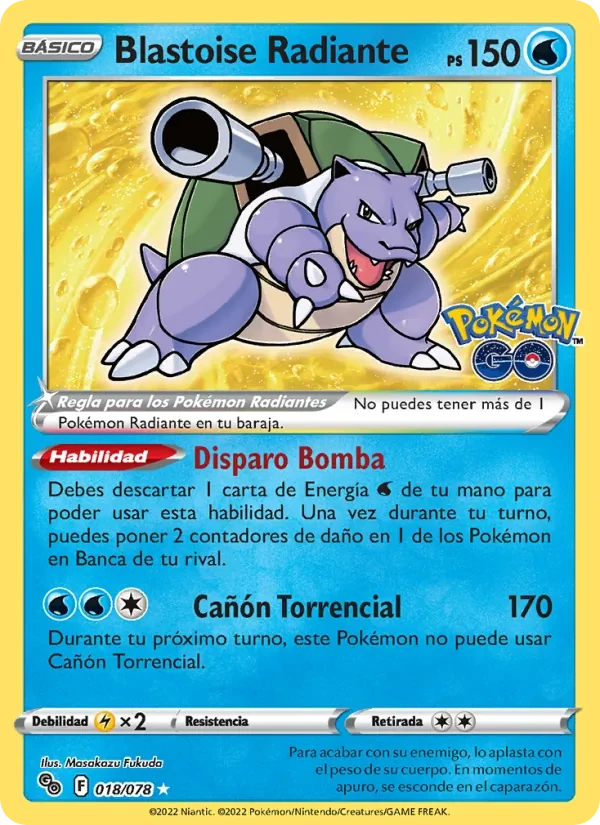 Blastoise Radiante