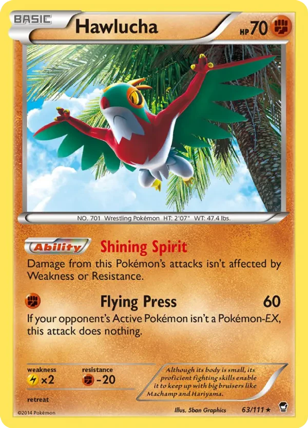 Hawlucha - 63/111 (Cosmos Holo)