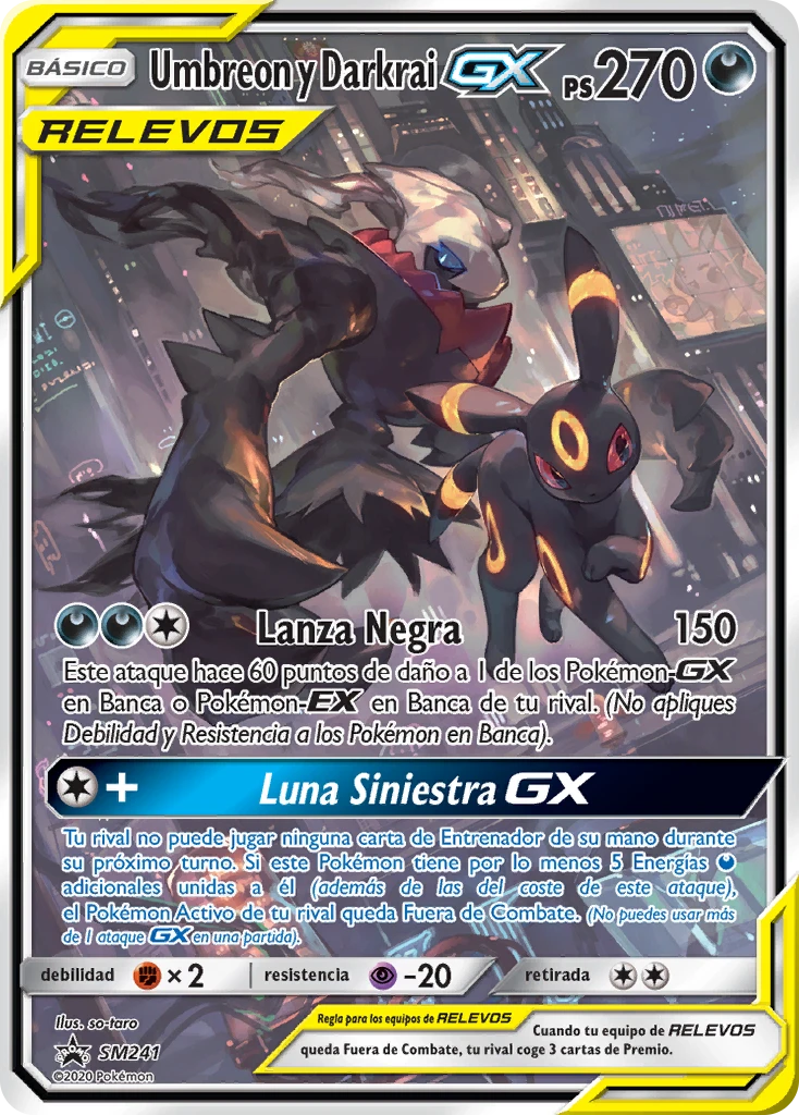 Umbreon y Darkrai GX