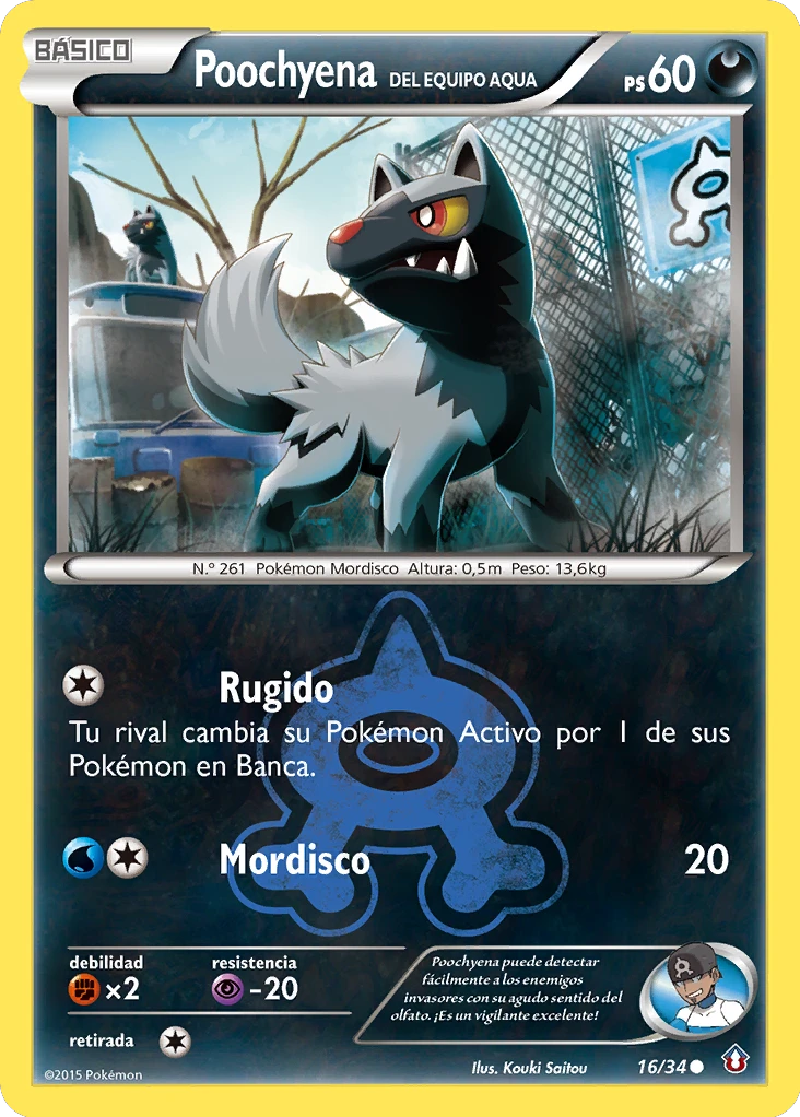 Poochyena del Equipo Aqua