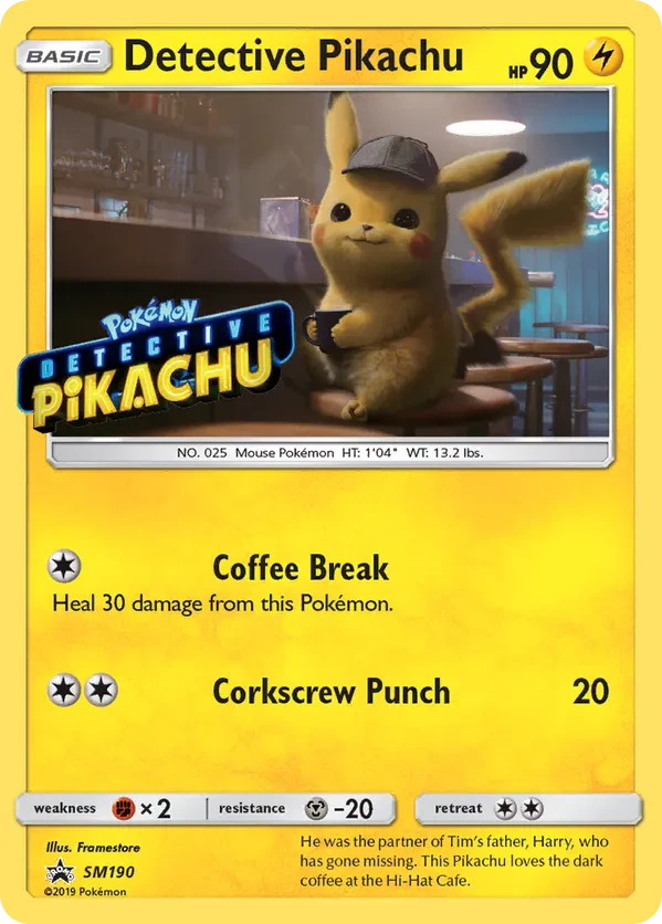 Detective Pikachu (Stamped)
