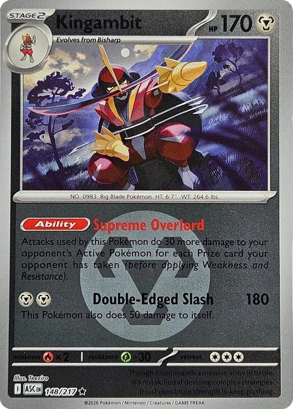Kingambit (Energy Symbol Pattern)