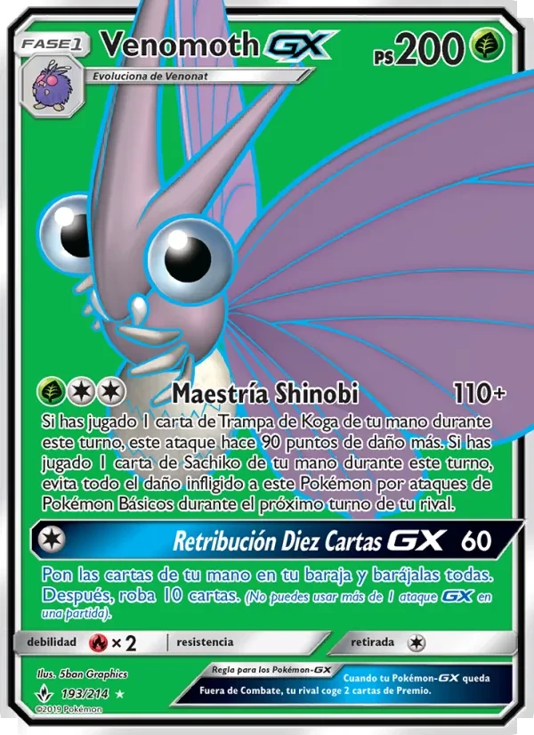 Venomoth GX