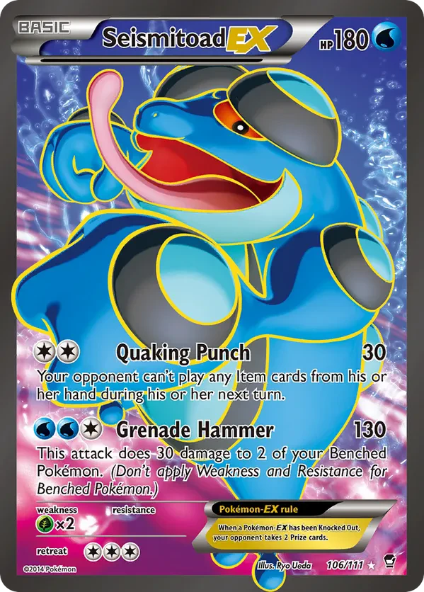 Seismitoad EX (106 Full Art)