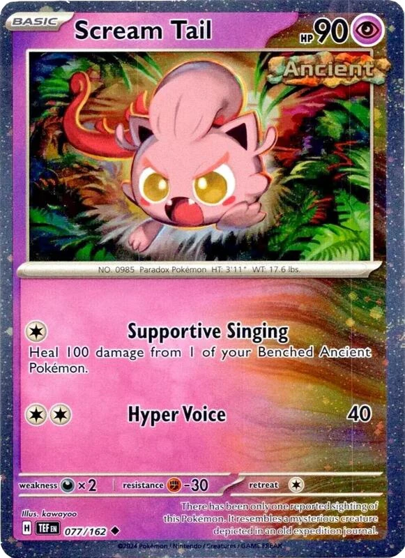 Scream Tail - 077/162 (Cosmos Holo)