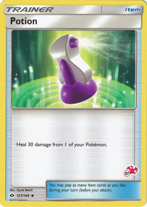 Potion - 127/149 (#37 Charizard Stamped)