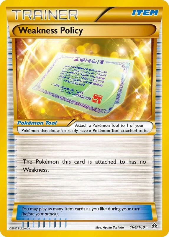 Weakness Policy (164 Secret Rare)