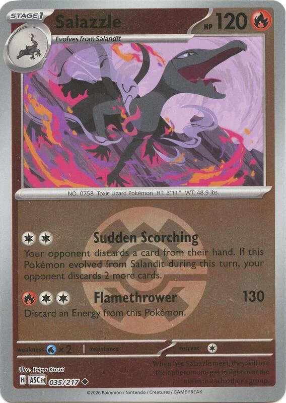 Salazzle - 035/217 (Quick Ball)