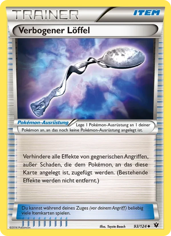 Verbogener Löffel
