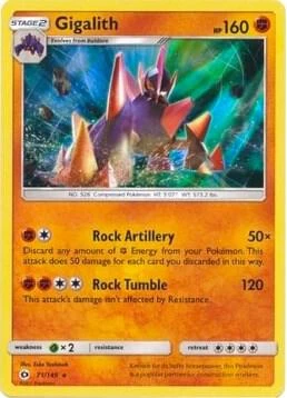Gigalith - 71/149 (Cosmos Holo)