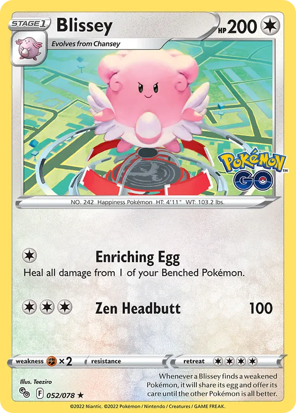 Blissey - 052/078 (Cosmos Holo)