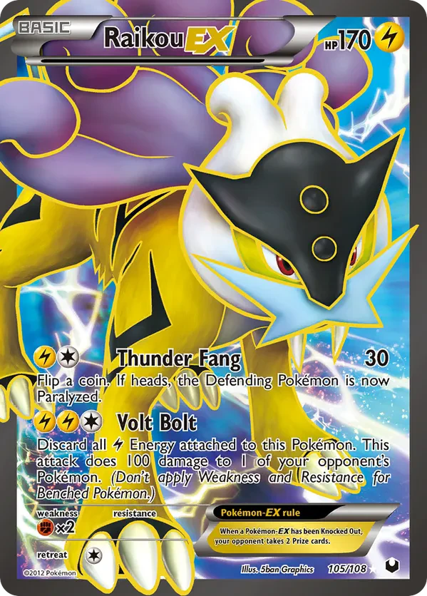 Raikou EX (105 Full Art)