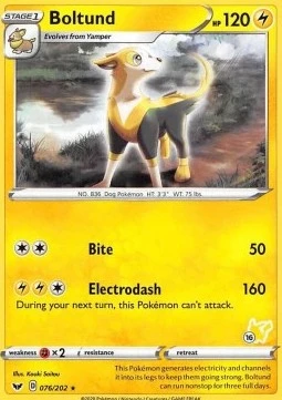 Boltund (#16 Pikachu Stamped)