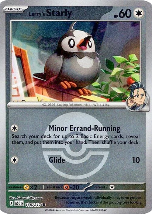Larry's Starly (Poke Ball)