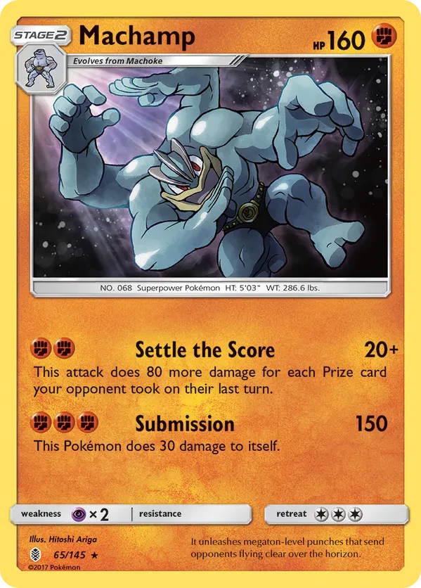 Machamp - 65/145 (Cosmos Holo)