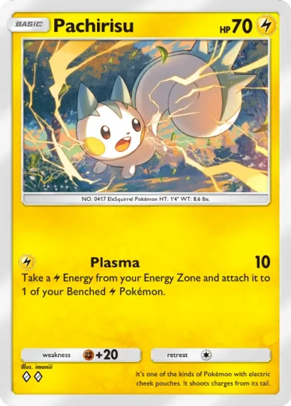 Pachirisu (Mirror Holofoil)