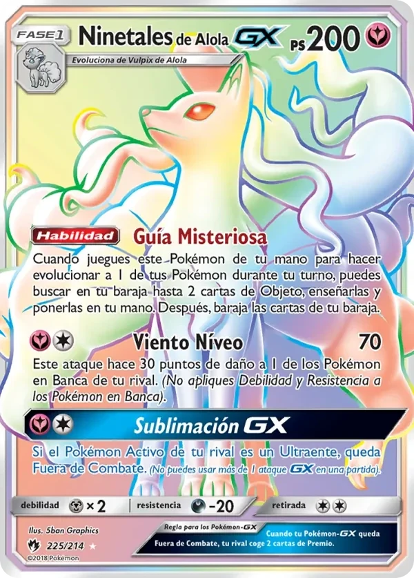 Ninetales de Alola GX