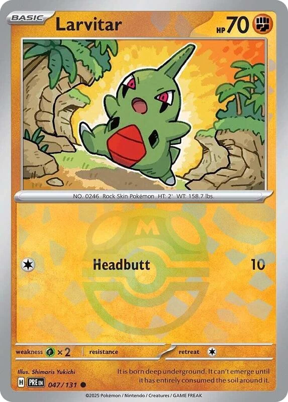 Larvitar (Master Ball Pattern)