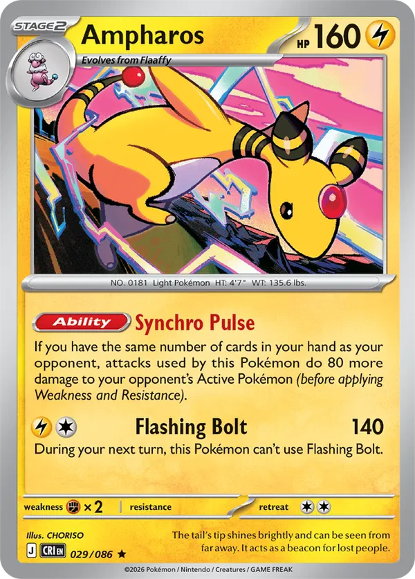 Ampharos - 029/086 (Non-Holo)