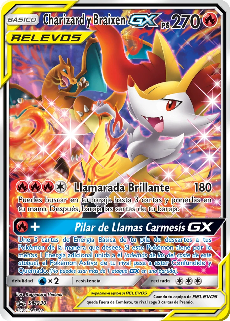 Charizard y Braixen GX