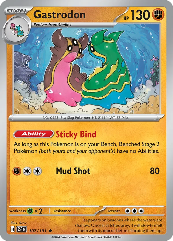 Gastrodon - 107/191 (Cosmos Holo)