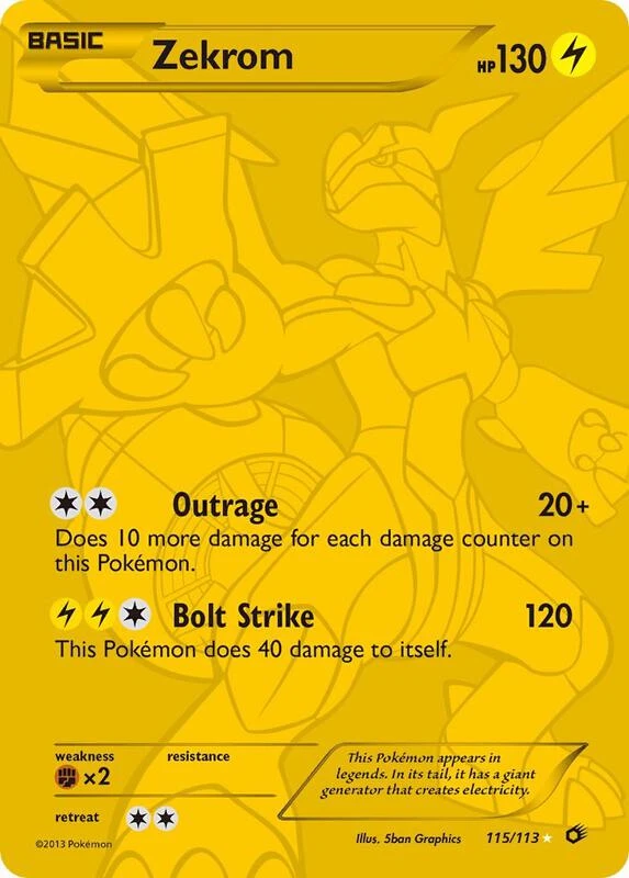 Zekrom (115 Full Art Secret Rare)