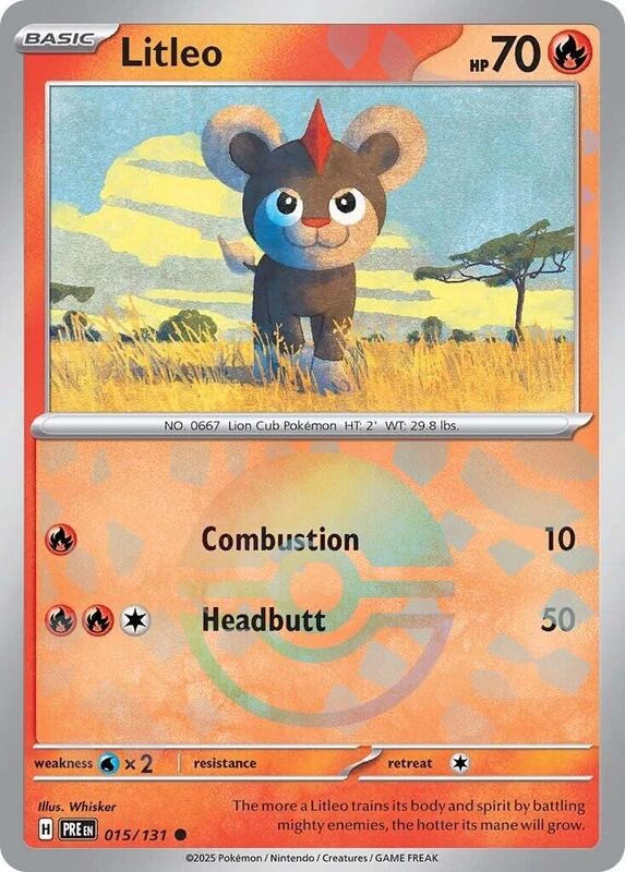 Litleo (Poke Ball Pattern)