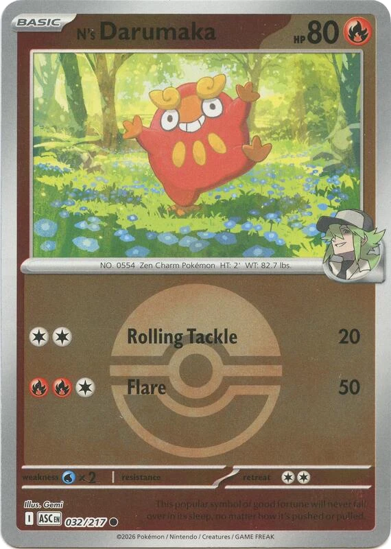 N's Darumaka (Poke Ball)