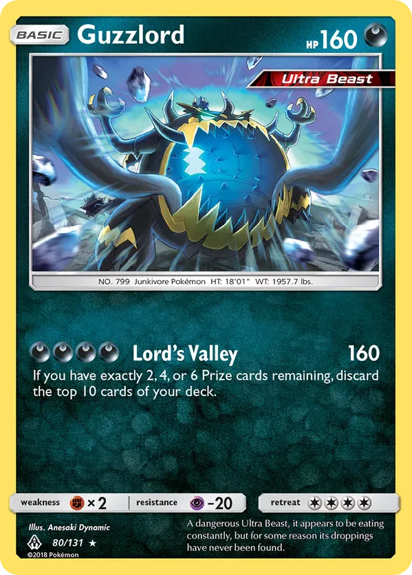 Guzzlord - 80/131 (Pokemon League)