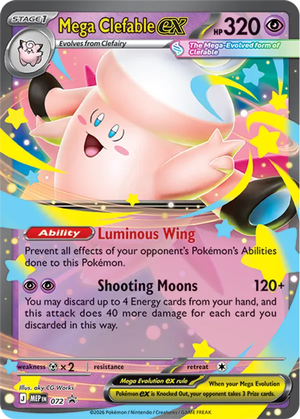 Mega Clefable ex - 072