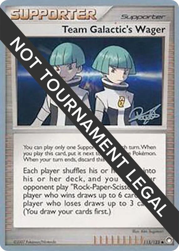 Team Galactic's Wager - 2008 (Paul Atanassov)