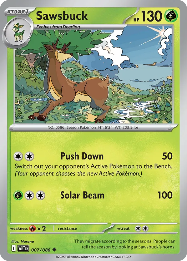 Sawsbuck (Master Ball Pattern)
