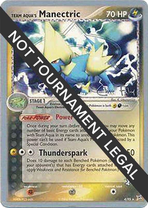 Team Aqua's Manectric - 2004 (Chris Fulop)