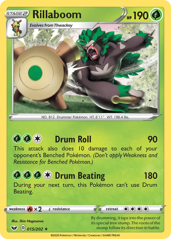 Rillaboom - 015/202 (Cracked Ice Holo)