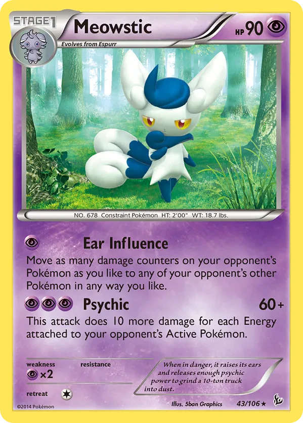 Meowstic - 43/106 (XY Flashfire)